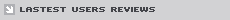 Latest user reviews