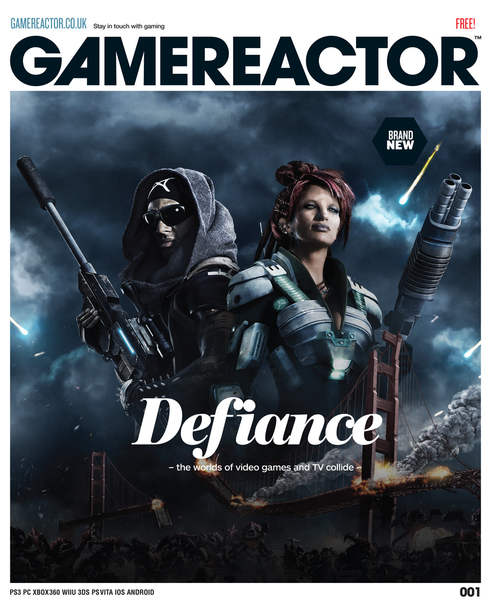 Magazine cover for Gamereactor nr 1