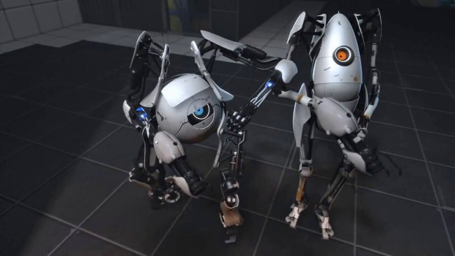 lego portal 2 robots. Portal 2
