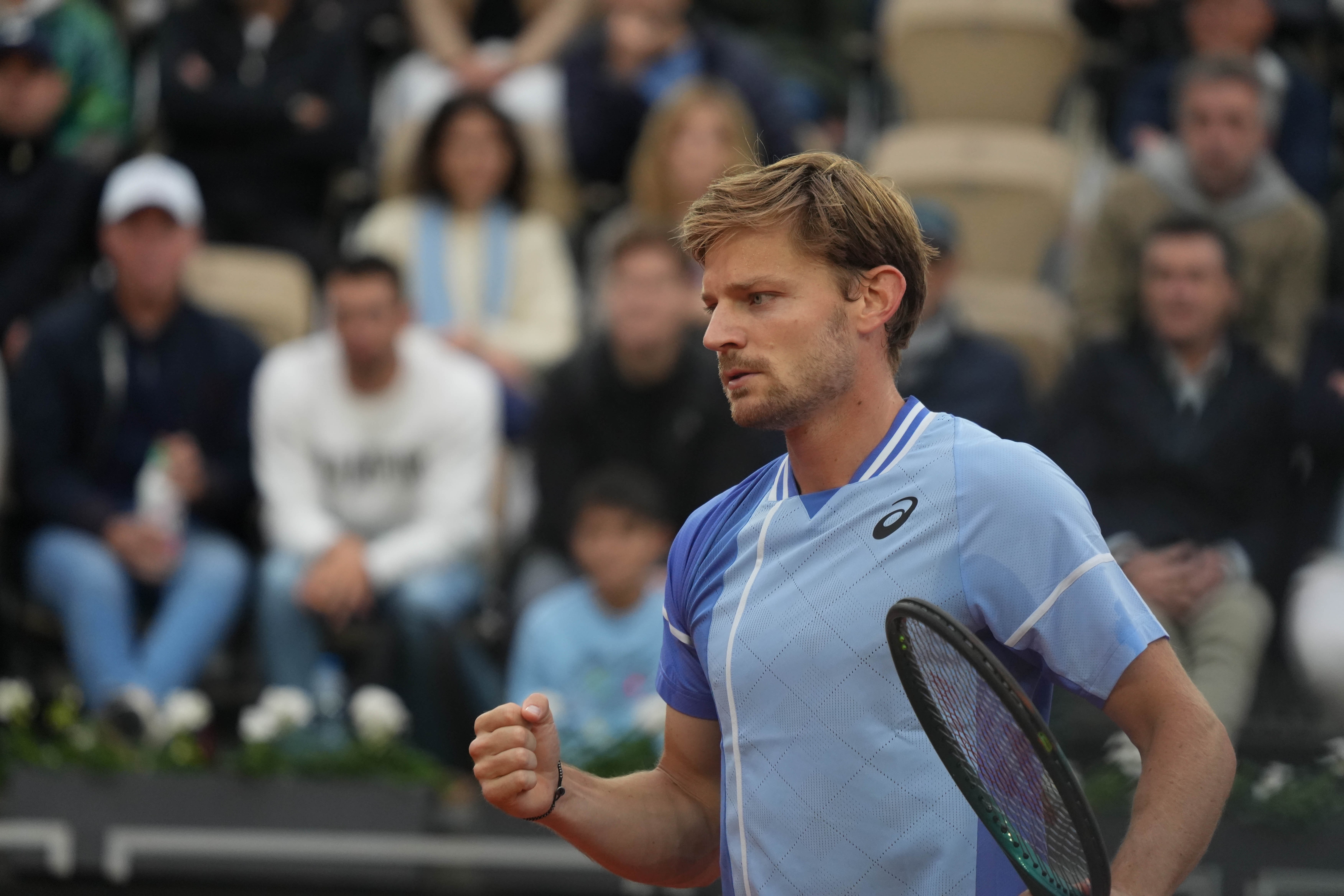 Belgian player defeats American in straight sets at Paris tournament