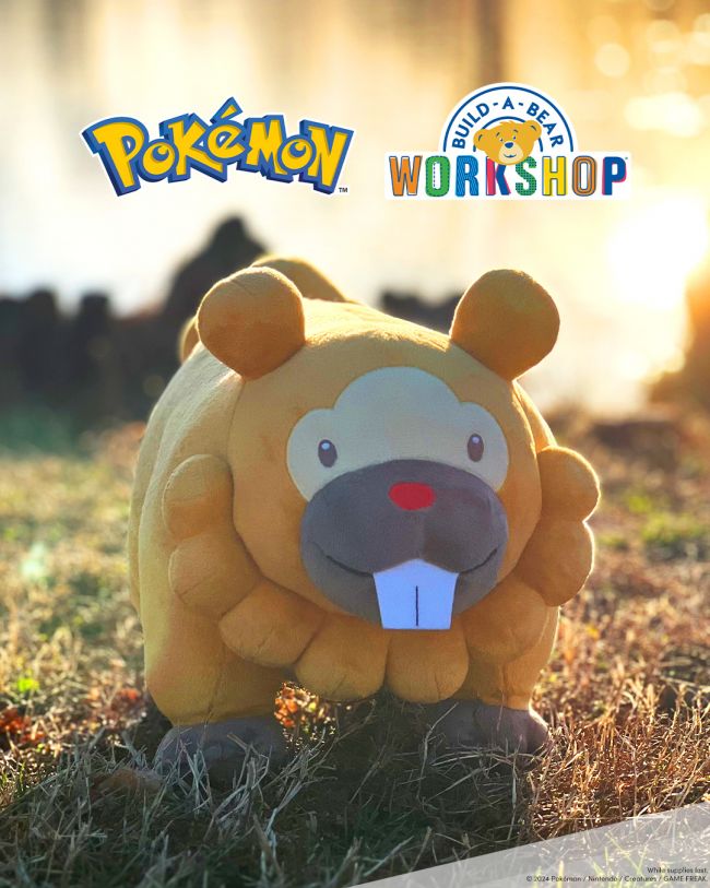 Bidoff is the latest Pokémon to join Build-A-Bear's plush range