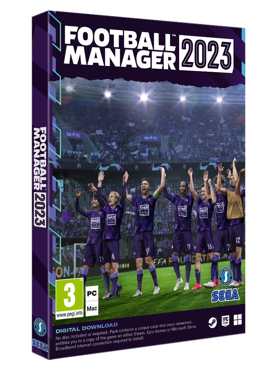 The disc version of Football Manager 2023 has no disc