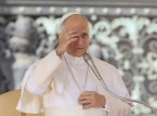 Pope Leo calls for a global ban on aerial bombardments