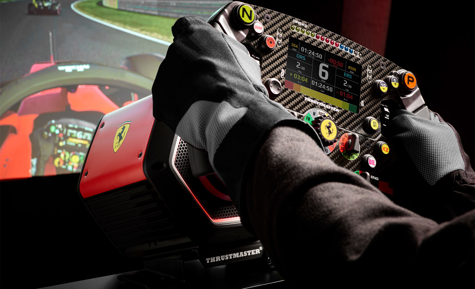 Thrustmaster and Ferrari are teaming up for £1000 branded sim-racing bundle - - Vimarsana News