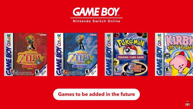 Game Boy and Game Boy Advance games join Nintendo Switch Online