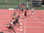 American Sam Blaskowski becomes "fastest white man in the world" after running 100m in 9.89 seconds