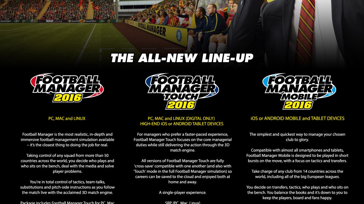 Football Manager 16 Officially Announced Football Manager 16 Officially Announced