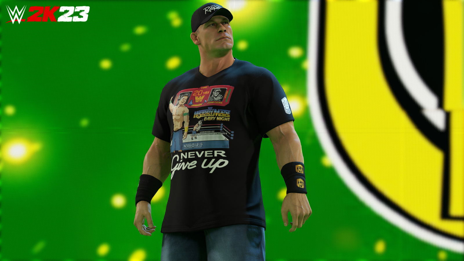 WWE 2K23 features a playable John Cena action figure