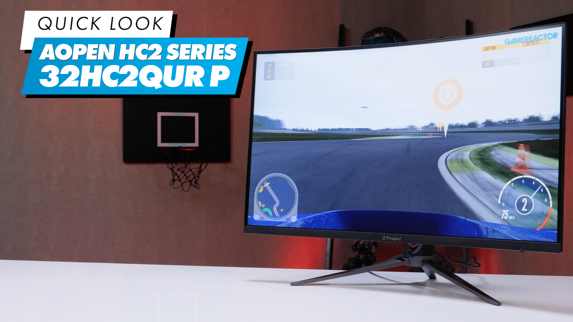 We take a little look at the new gaming monitor from AOpen - - Gamereactor
