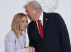 Giorgia Meloni in awkward exchange with Trump after the US president calls her "beautiful"