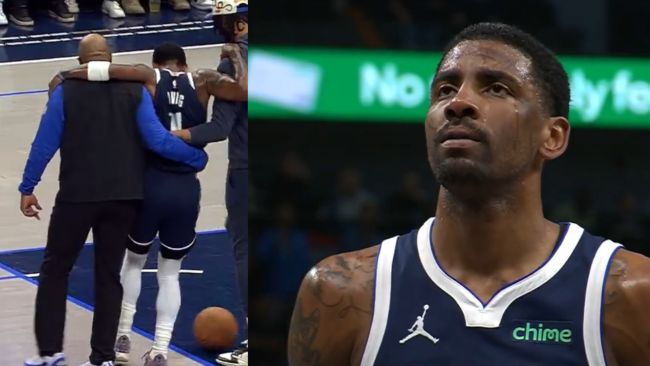 Powerful moment in NBA: Kyrie Irving chooses to take free throws despite having a season-ending injury