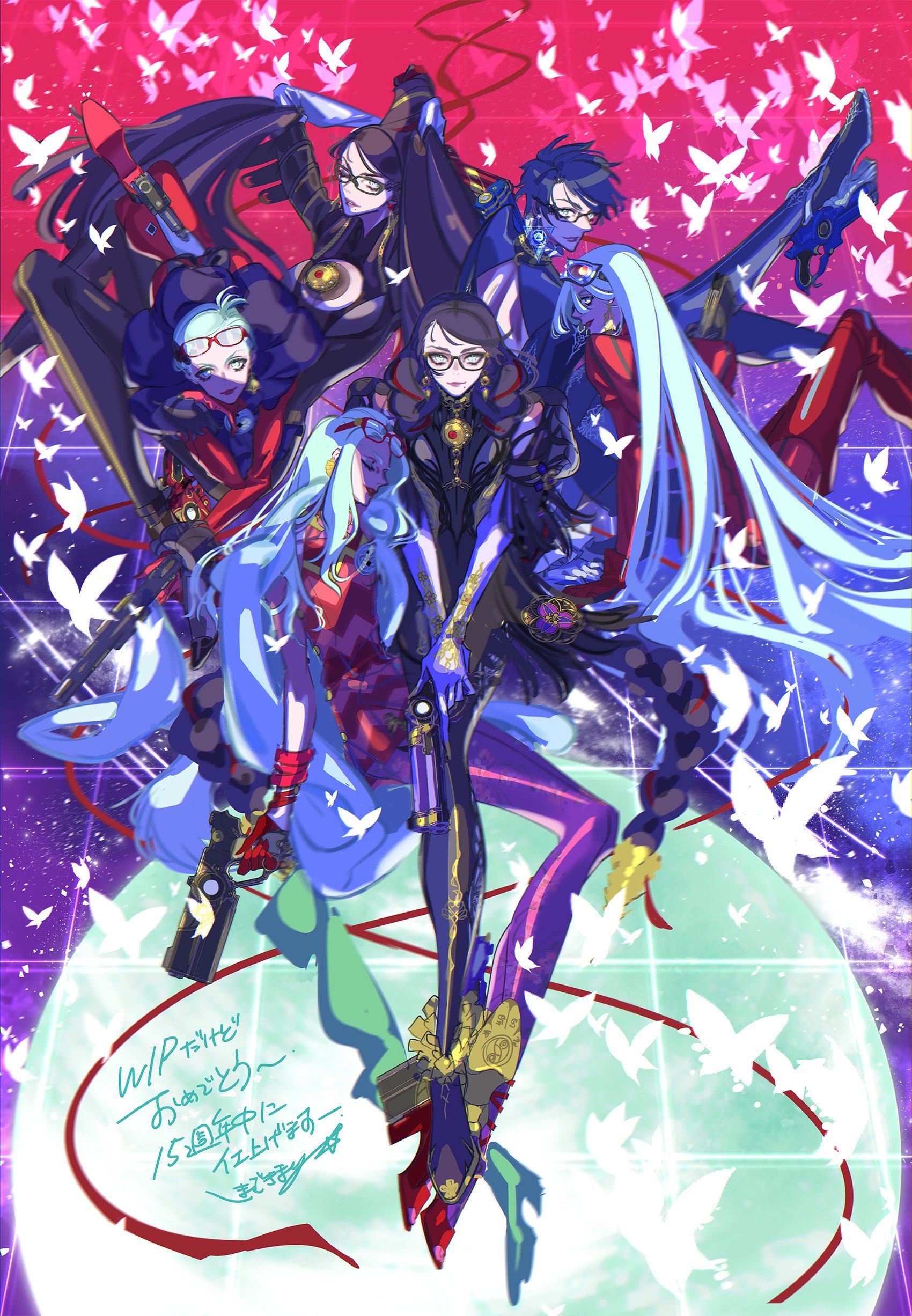 Bayonetta designer celebrates 15th anniversary with new art