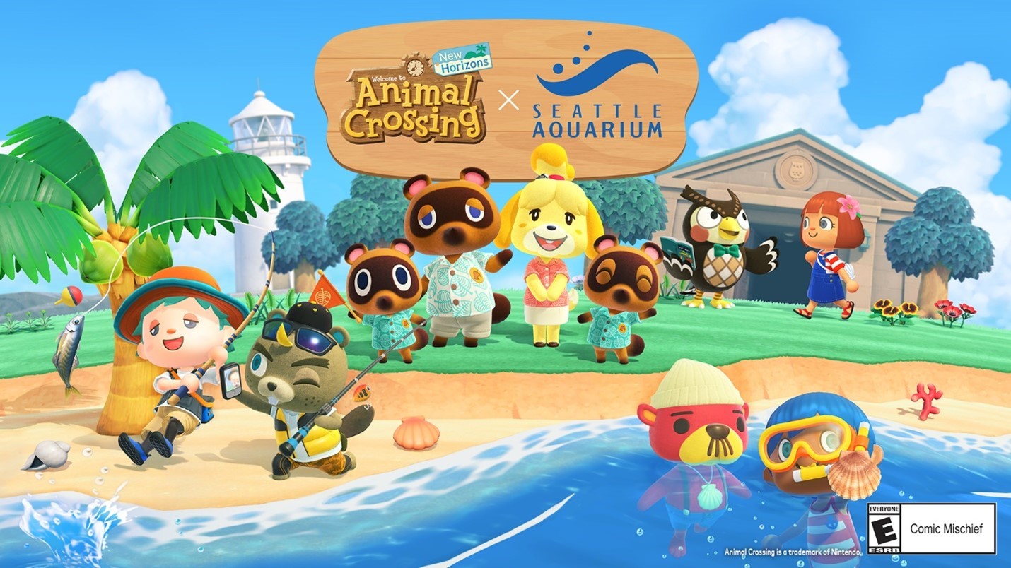 Animal Crossing: New Horizons experience coming to Seattle Aquarium