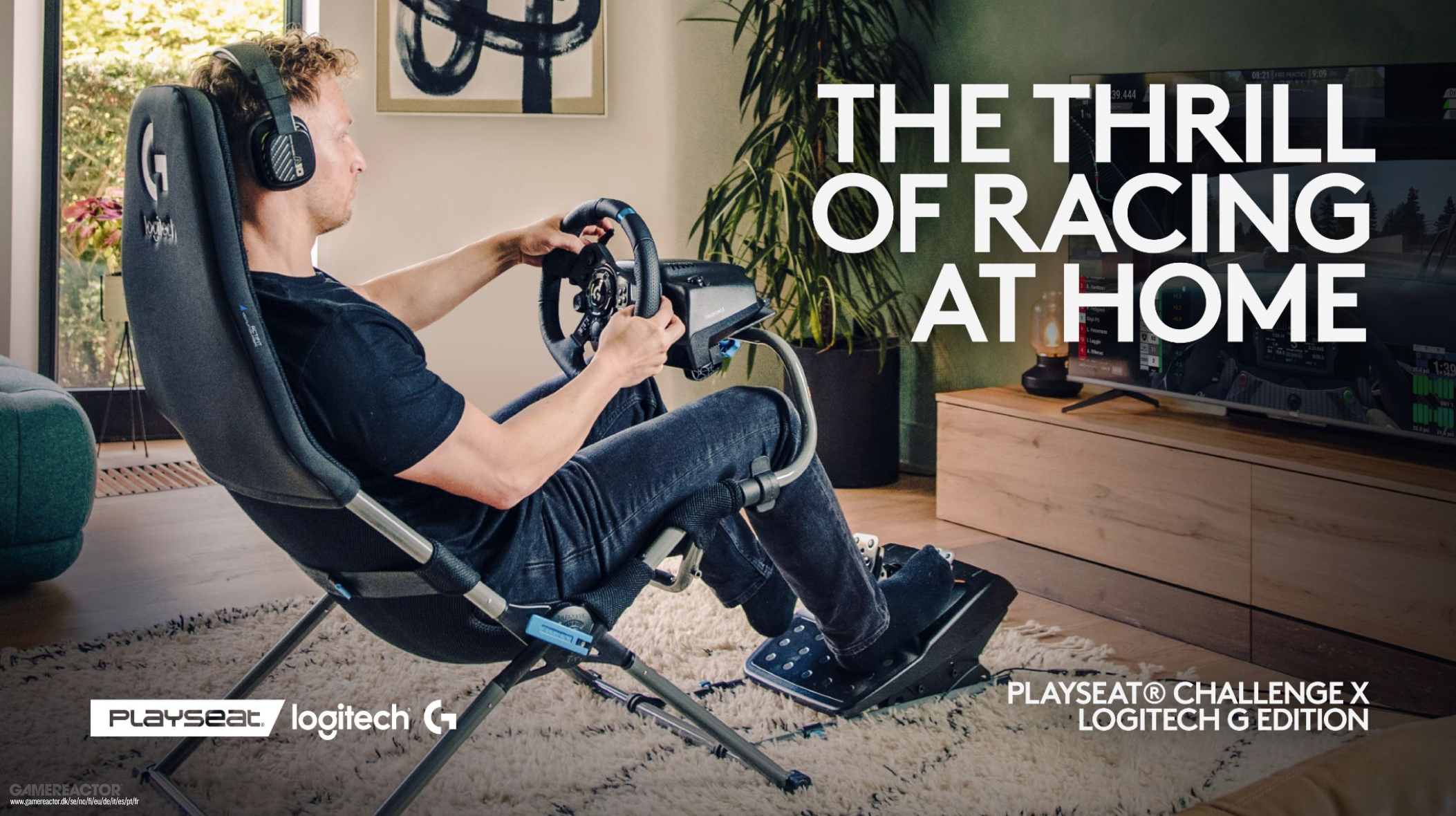 Logitech launches collapsible sim-racing rig - - Gamereactor