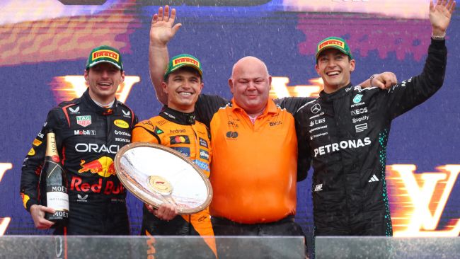 Lando Norris claims the first F1 win of 2025 in a chaotic and rainy race in Melbourne