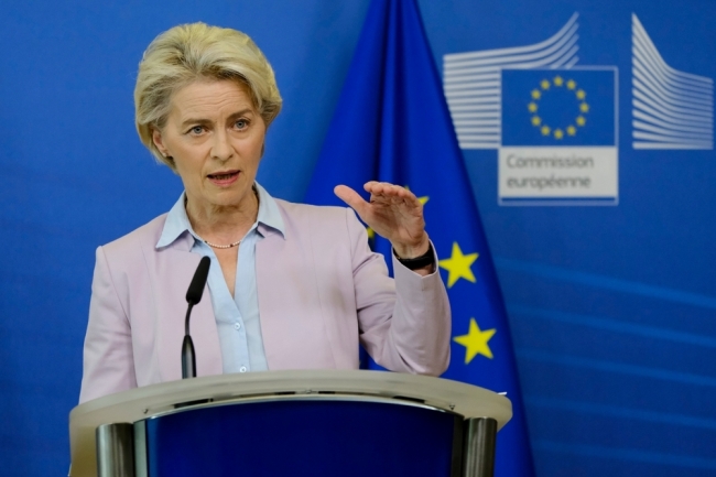 Ursula von der Leyen's plane tarreceiveed by Russia, FT reports