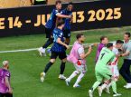Marcos Acuña chases down Dumfries at the end of Inter 2-0 River Plate in an embarrassing scene mocked online