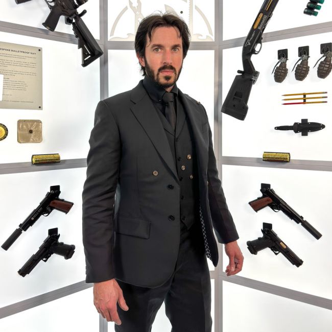 Garrison Bespoke creates bullet-proof suit for 'businessmen who live  dangerous lives' | Daily Mail Online