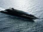 This black superyacht looks like the Batmobile on water