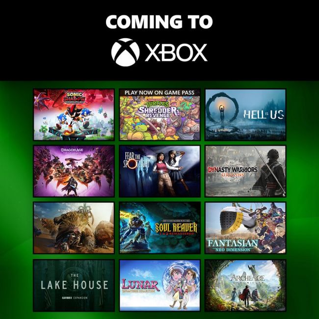 12 of the games shown during Sony's event are also coming to Xbox
