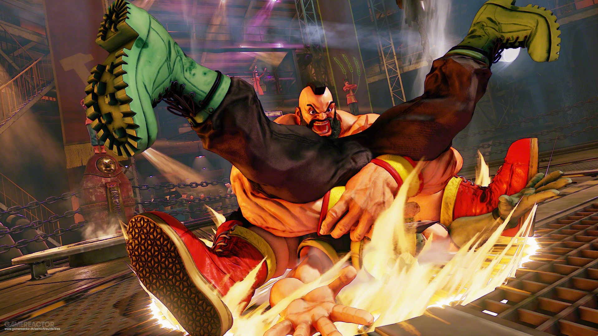 Zangief revealed for Street Fighter V