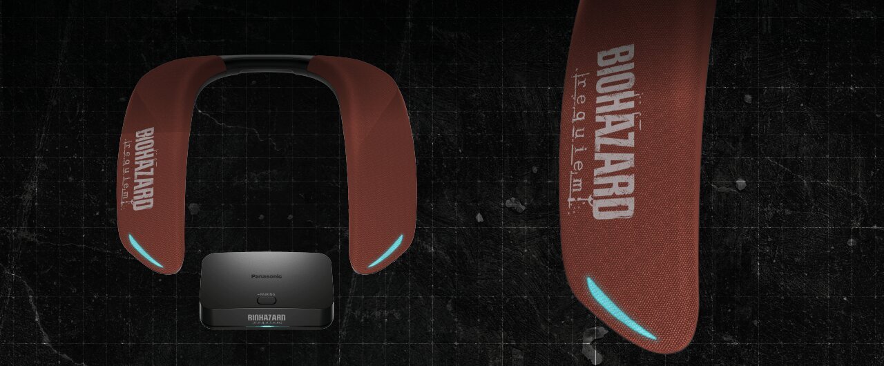 Capcom and Panasonic are teaming up for an official Resident Evil Requiem neck speaker