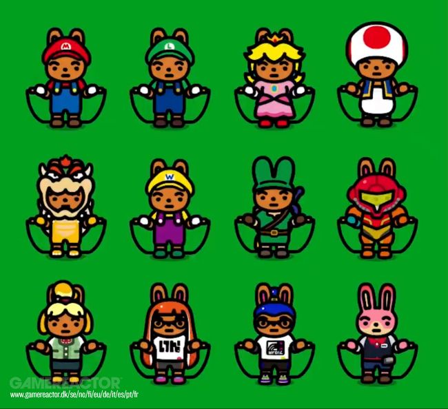 Jump Rope Challenge updated with Nintendo costumes