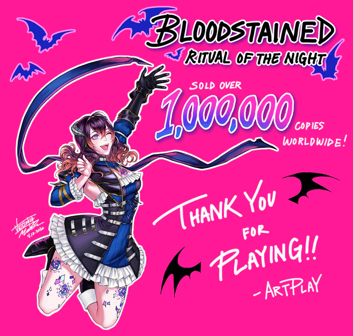 Bloodstained Ritual of the Night has sold 1 million copies