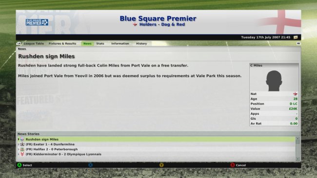 Football Manager 2008 - Gamereactor UK
