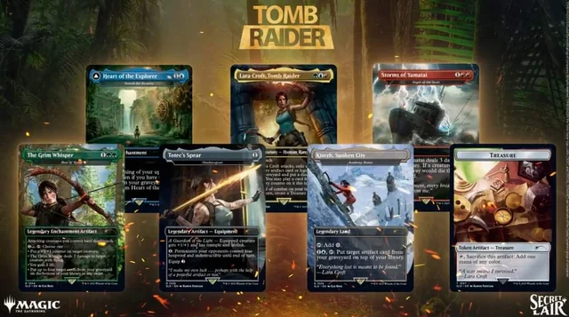 Magic: The Gathering x Tomb Raider shows off new Secret Lair cards