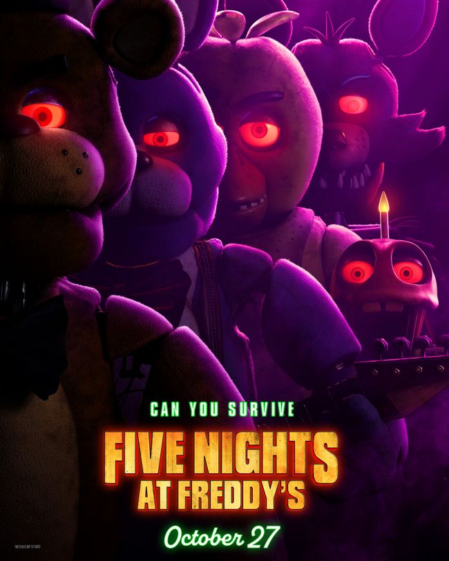 Watch the Five Nights at Freddy's movie's teaser trailer Five Nights