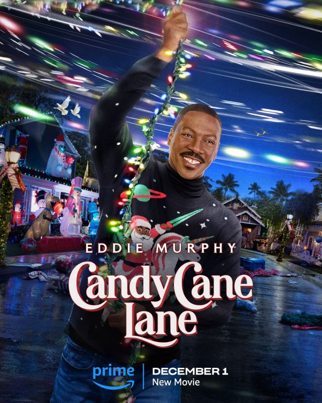 Eddie Murphy is bringing the festive cheer in Candy Cane Lane