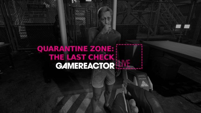 We're screening survivors in Quarantine Zone: The Last Check on today's GR Live