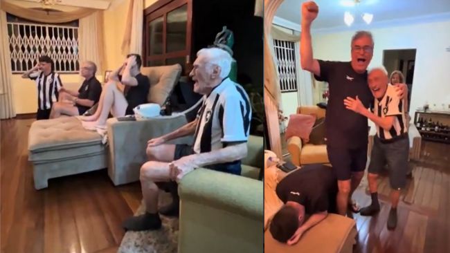 Charming video of three generations celebrating Botafogo's Libertadores victory goes viral