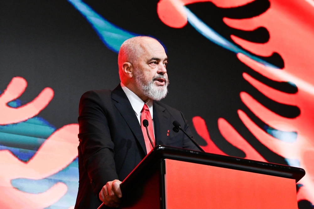 Edi Rama Shouting Edi Rama secures fourth term as Albania's Socialist Party dominates ...
