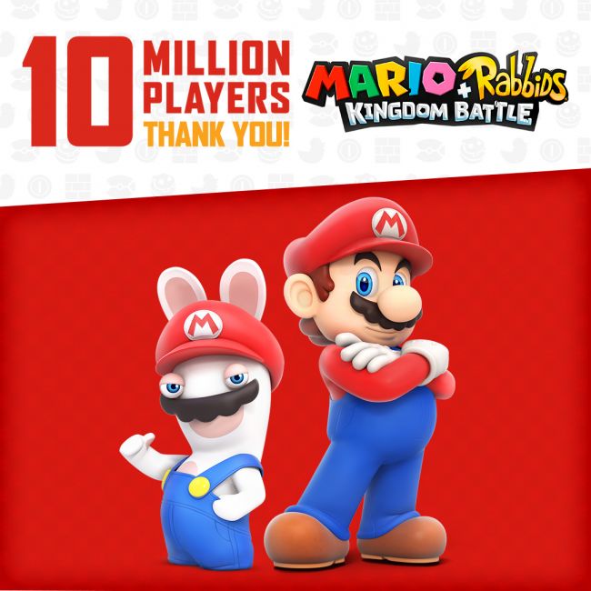 Mario + Rabbids Kingdom Battle celebrates 5 years with 10 million players