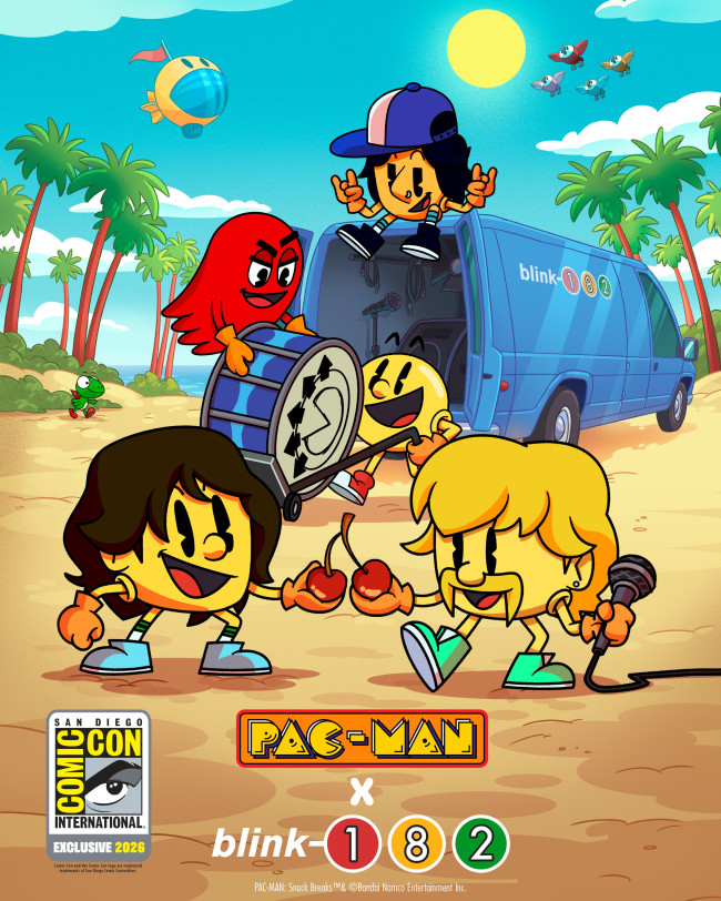 Blink-182 and Pac-Man launches a San Diego Comic-Con 2026 collaboration