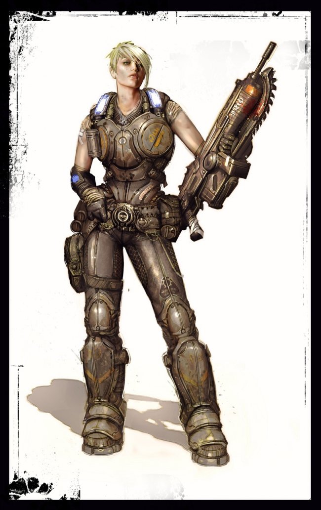 Concept art from Gears of War 3