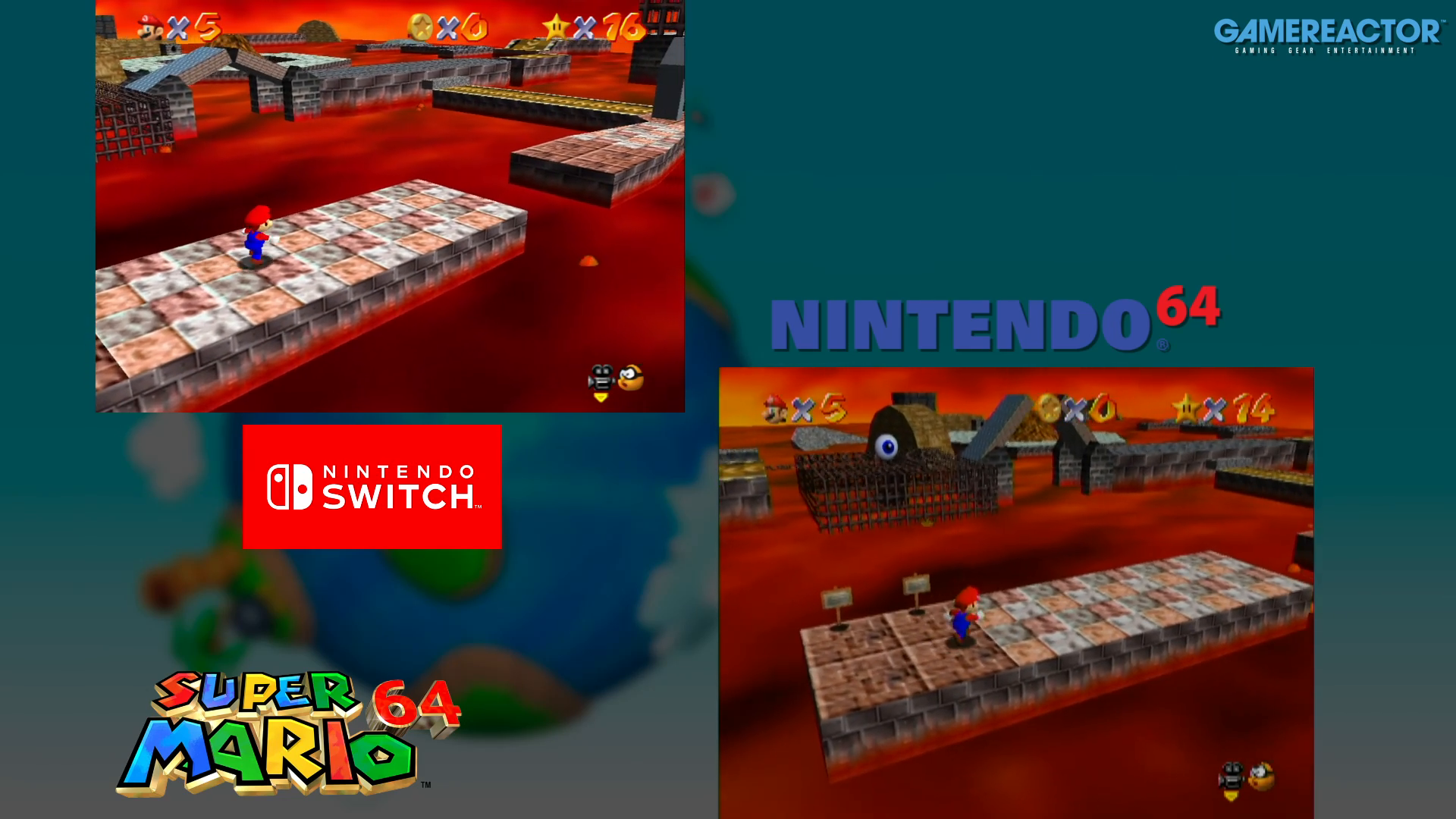 Watch our Super Mario 3D All-Stars graphical comparison