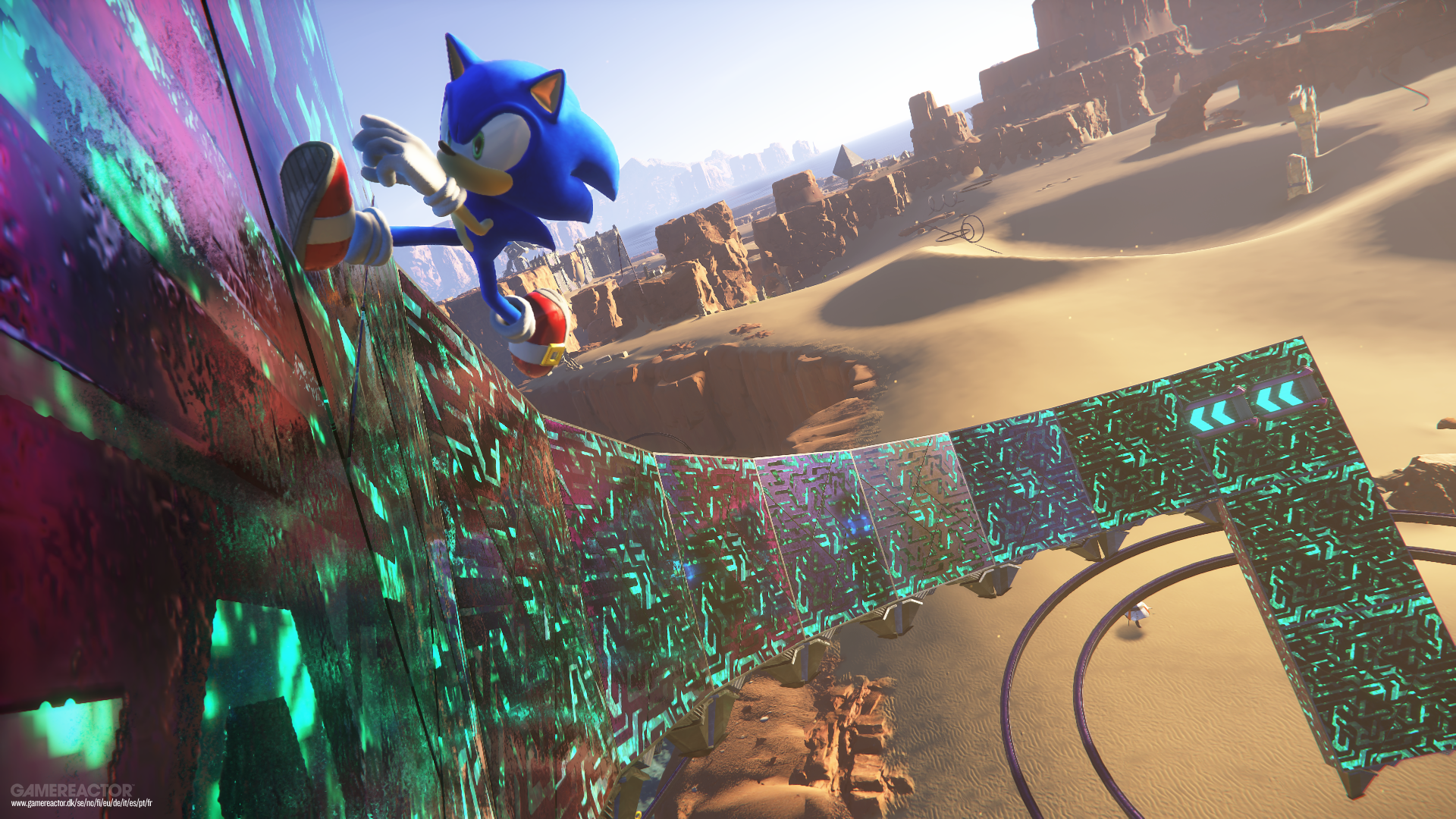 Sonic Frontiers graphics comparison (Switch vs. PS5)