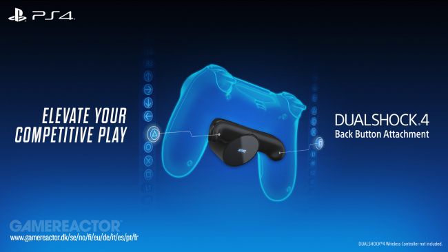 Back button attachment announced for the Dualshock 4