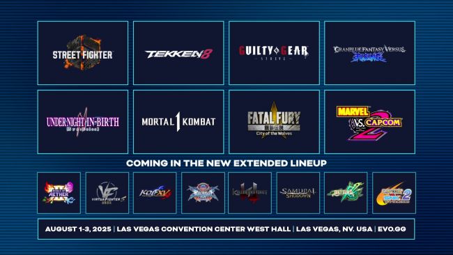 Evo 2025's full lineup has been confirmed Gamereactor