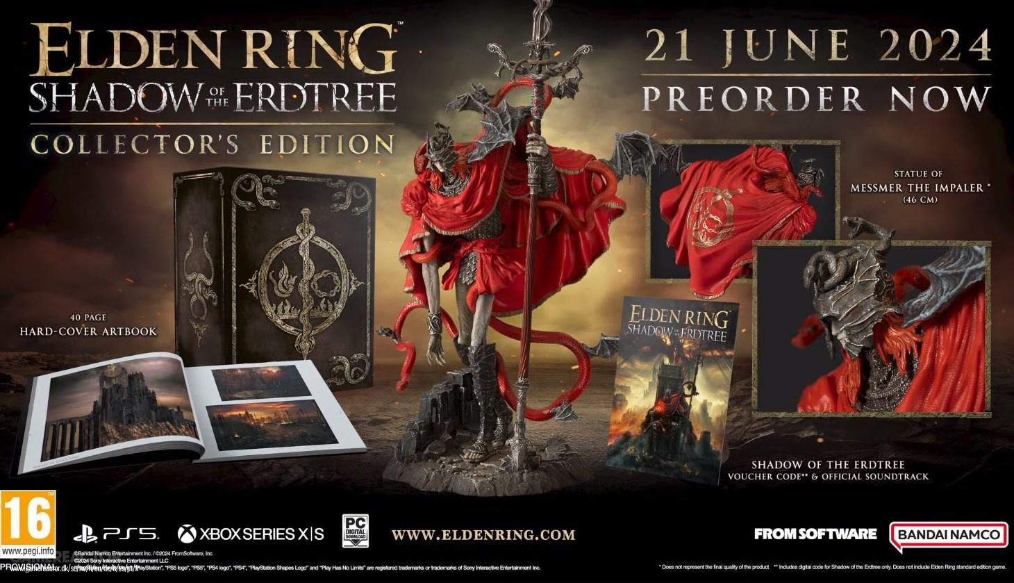 Elden Ring Shadow of the Erdtree Collector's Edition will cost you 250