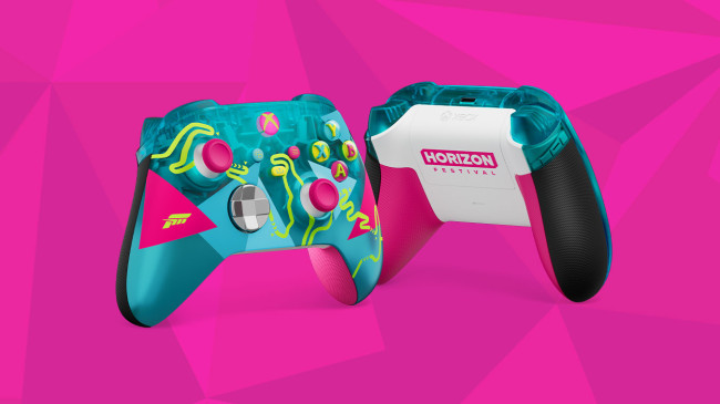 Xbox showcases a vibrantly colored Forza Horizon 6 controller and headset