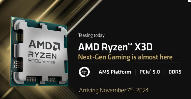 AMD 3DX CPU launch confirmed for next month