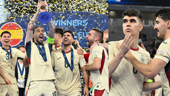 Spain defeats Portugal to claim eighth UEFA European Futsal Championship