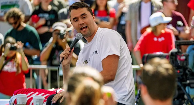 Video captures moment Charlie Kirk is fatally shot in the neck at Utah Rally