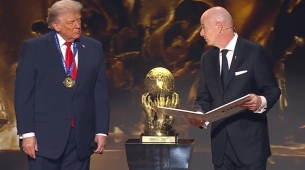 Donald Trump awarded the first FIFA Peace Price
