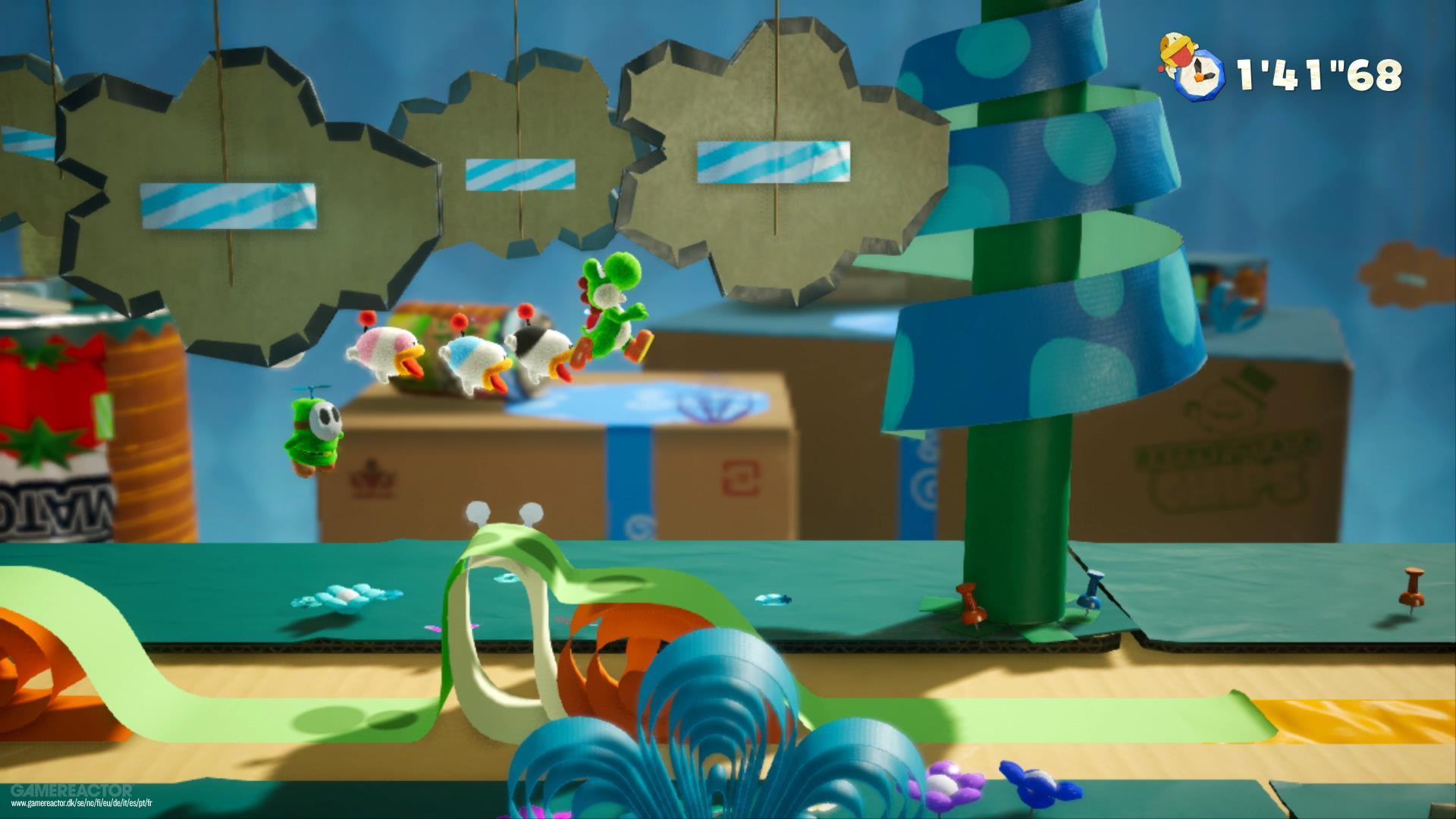 Afbeeldingsresultaat voor yoshi's crafted world gameplay