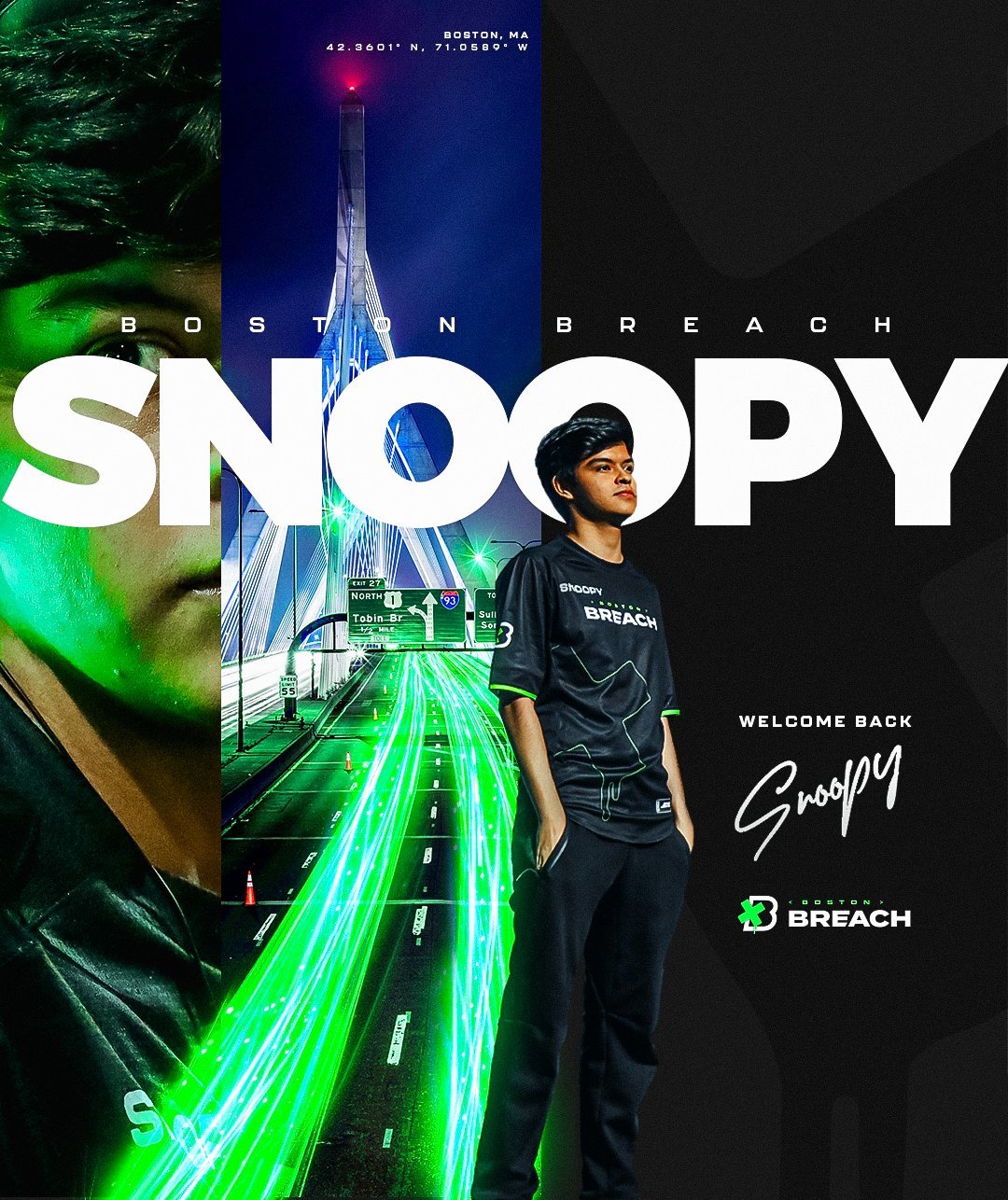 Boston Breach confirms Snoopy will remain with the team for the 2024